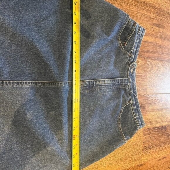 🔥Liz Claiborne, Lizwear Size 6 Denim Skirt  vintage midi - Picture 4 of 5